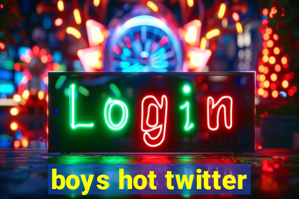 boys hot twitter